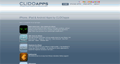 Desktop Screenshot of clidoapps.com