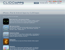 Tablet Screenshot of clidoapps.com